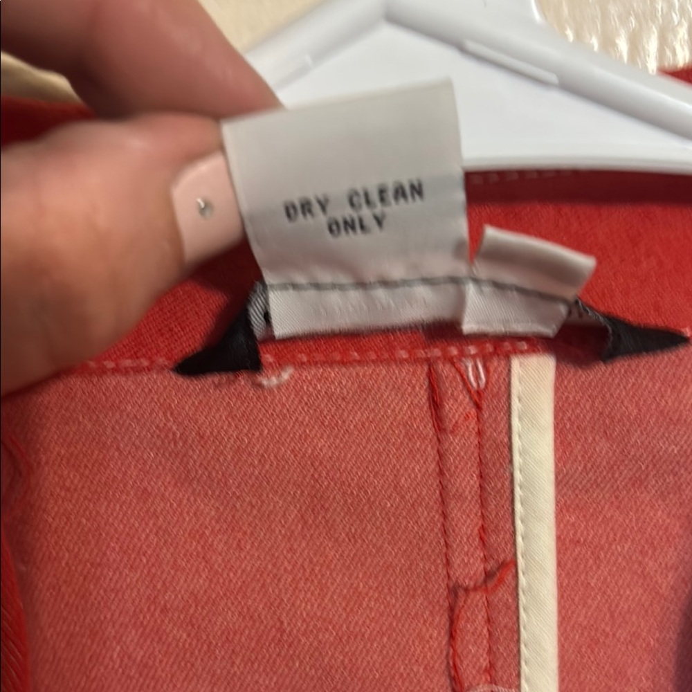 Red Denim Jacket - Picture 3 of 5